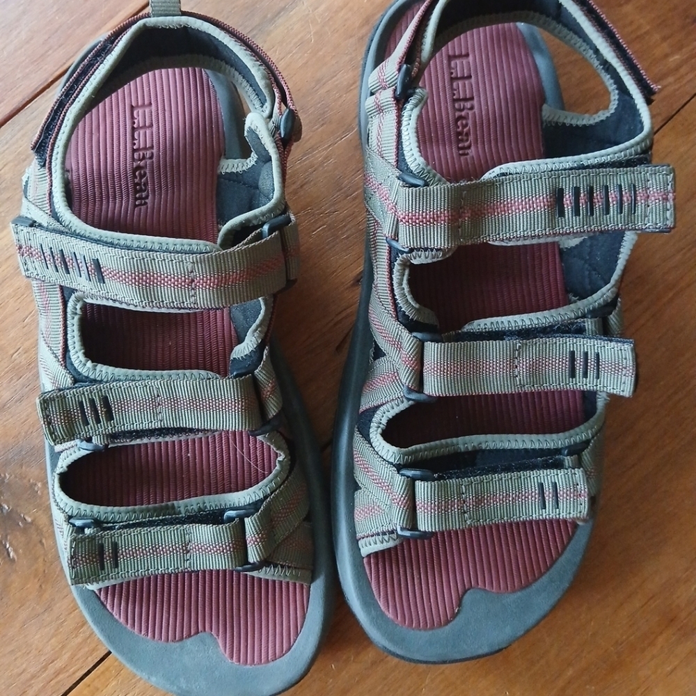 LL Bean Men's Monhegan VERTIGRIP Soles Rugged All Terrain Hiking Sandals Sz 10